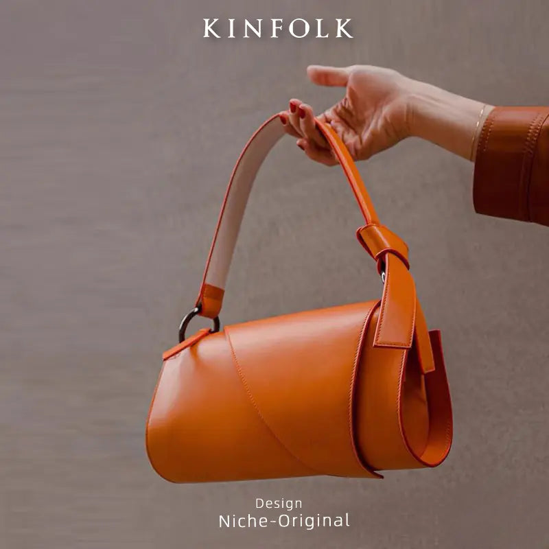 2023 New Women's Fall/Winter Bow Decor Handbag
