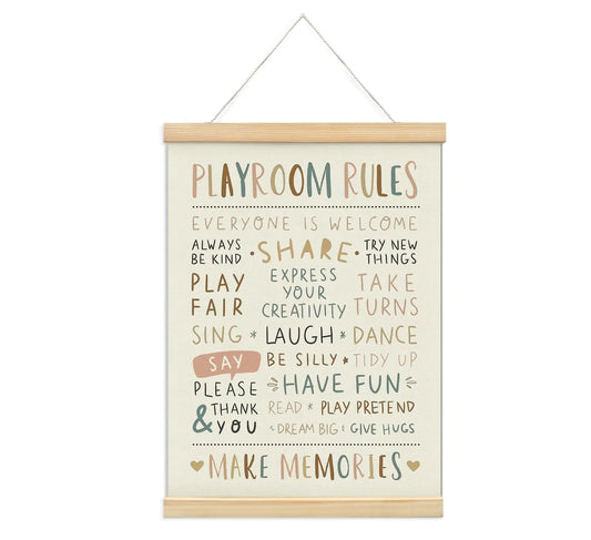 foedor Playroom Wall DecorPlayroom Sign Poster Hanger FramePlayroom Essentials Boho Nursery Decor for Kids Room Playroom Nursery Home school12x16 Inch