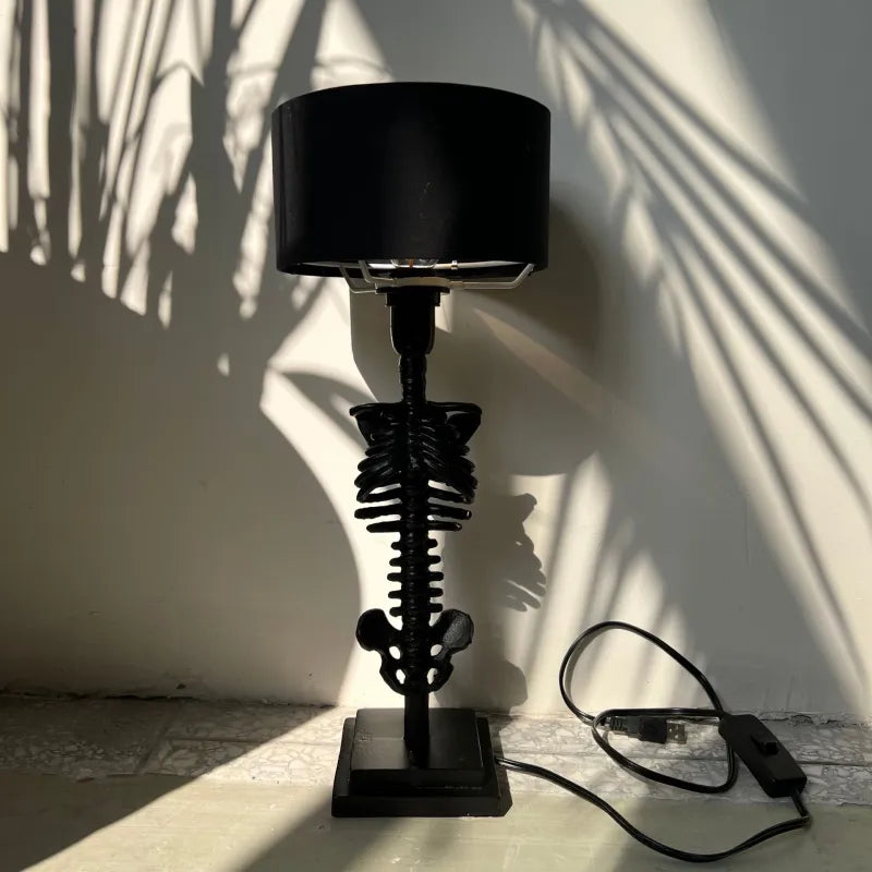Skull Table Lamp Home Classic Gothic Decorative Lamp