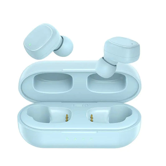 KENKUO Wireless Ear Buds for Small Ears only 3g Light Weight Cute Colors for Women & Kids Earbuds Bluetooth 5.3 Earbuds Fast Charging Case Bluetooth Earphones for iPhone Android Blue