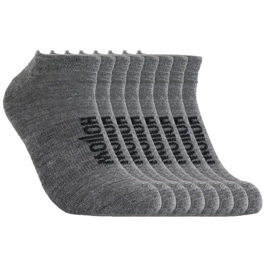 Alpaca No Show Socks for Men and Women 4 Pack Moisture Wicking Alpaca Socks for Hiking Running Outdoors Any Season No Show Sock Temperature Regulating Light Compression XLarge Grey